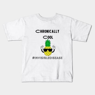 Chronically cool Invisible disease Kids T-Shirt